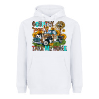 White country roads take me home Heavyweight Hoodie - Zillion Design Studio