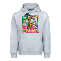 Heather Grey sweet summer skeleton Urban Hoodie - Jasminsmagicworld