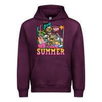Mauve Wine sweet summer skeleton Urban Hoodie - Jasminsmagicworld