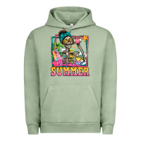 Pigment Oil Green sweet summer skeleton Urban Hoodie - Jasminsmagicworld