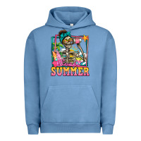 Pigment Pebble Blue sweet summer skeleton Urban Hoodie - Jasminsmagicworld