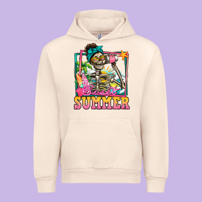 Sweet Summer Skeleton Urban Hoodie Designed By Jasminsmagicworld