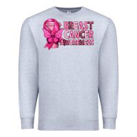 Heather Grey Breast Cancer Awareness with Coffee Cup Premium Sweatshirt - texasbilliewilder