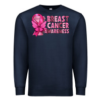 Navy Breast Cancer Awareness with Coffee Cup Premium Sweatshirt - texasbilliewilder