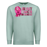 Seafoam Breast Cancer Awareness with Coffee Cup Premium Sweatshirt - texasbilliewilder