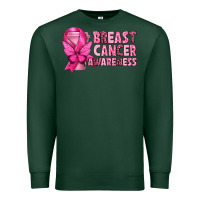 Sports Green Breast Cancer Awareness with Coffee Cup Premium Sweatshirt - texasbilliewilder