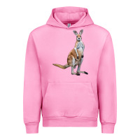 Fuchsia Pink kangaroo Urban Hoodie - LillyAllenDesigns
