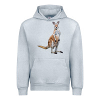 Heather Grey kangaroo Urban Hoodie - LillyAllenDesigns
