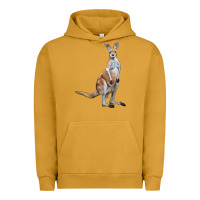 Pigment Peanut Butter kangaroo Urban Hoodie - LillyAllenDesigns