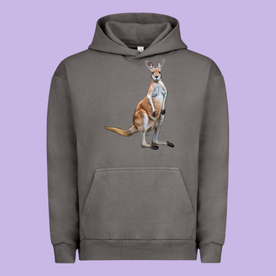 Kangaroo Urban Hoodie Designed By Lillyallendesigns
