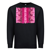 Black Breast Cancer Brushstrokes Premium Sweatshirt - texasbilliewilder