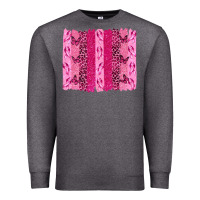 Charcoal Heather Breast Cancer Brushstrokes Premium Sweatshirt - texasbilliewilder