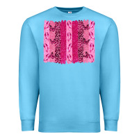 Ocean Blue Breast Cancer Brushstrokes Premium Sweatshirt - texasbilliewilder
