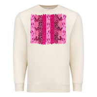 Sandshell Breast Cancer Brushstrokes Premium Sweatshirt - texasbilliewilder