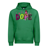 Emerald dope with afro black woman Urban Hoodie - NancyCooperArtShop