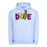 Pigment Grape Ice dope with afro black woman Urban Hoodie - NancyCooperArtShop