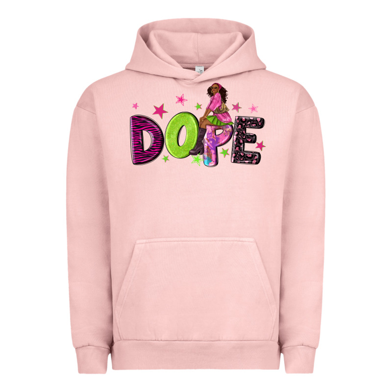Dope With Afro Black Woman Urban Hoodie by NancyCooperArtShop | Teevron