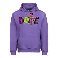 Tulip dope with afro black woman Urban Hoodie - NancyCooperArtShop