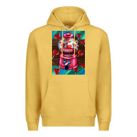 Antique Gold candy machine  with heart candies  air Premium Hoodie - AdoDesignShop