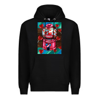 Black candy machine  with heart candies  air Premium Hoodie - AdoDesignShop