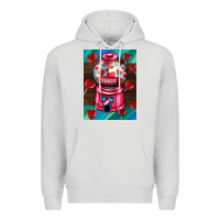 Dove Grey candy machine  with heart candies  air Premium Hoodie - AdoDesignShop