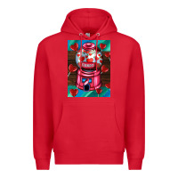 Red candy machine  with heart candies  air Premium Hoodie - AdoDesignShop
