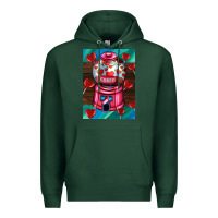 Sports Green candy machine  with heart candies  air Premium Hoodie - AdoDesignShop