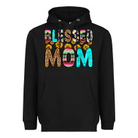 Black blessed mom Heavyweight Hoodie - Zillion Design Studio