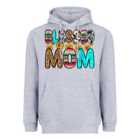 Heather Grey blessed mom Heavyweight Hoodie - Zillion Design Studio