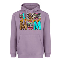 Lavender blessed mom Heavyweight Hoodie - Zillion Design Studio