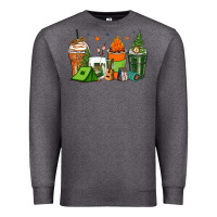 Charcoal Heather camping coffee cups Premium Sweatshirt - Zillion Design Studio