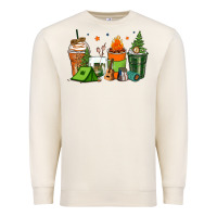 Sandshell camping coffee cups Premium Sweatshirt - Zillion Design Studio