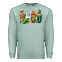 Seafoam camping coffee cups Premium Sweatshirt - Zillion Design Studio