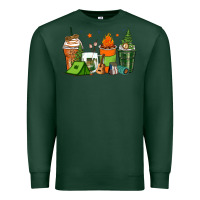 Sports Green camping coffee cups Premium Sweatshirt - Zillion Design Studio