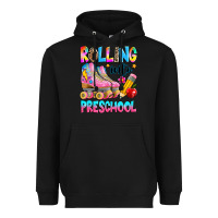 Black rolling into preschool grade Heavyweight Hoodie - texasbilliewilder