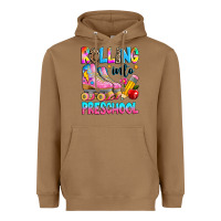 Toasted Coconut rolling into preschool grade Heavyweight Hoodie - texasbilliewilder