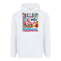 White rolling into preschool grade Heavyweight Hoodie - texasbilliewilder