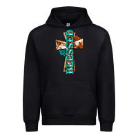 Black blessed cross Urban Hoodie - BarkalooDesign
