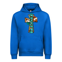 Cobalt blessed cross Urban Hoodie - BarkalooDesign