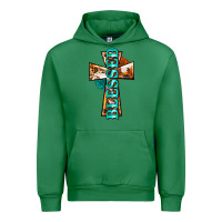 Emerald blessed cross Urban Hoodie - BarkalooDesign