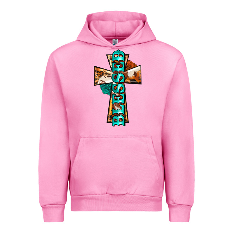 Blessed Cross Urban Hoodie by BarkalooDesign | Teevron