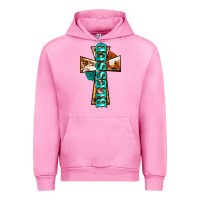 Fuchsia Pink blessed cross Urban Hoodie - BarkalooDesign