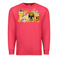 Cardinal bumble bee coffee cups Premium Sweatshirt - Zillion Design Studio