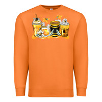 Carrot bumble bee coffee cups Premium Sweatshirt - Zillion Design Studio