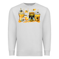 Dove Grey bumble bee coffee cups Premium Sweatshirt - Zillion Design Studio