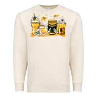 Sandshell bumble bee coffee cups Premium Sweatshirt - Zillion Design Studio