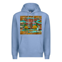 Colony Blue camping is my happy place Premium Hoodie - Artiststas