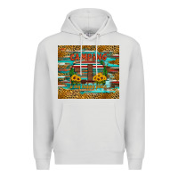Dove Grey camping is my happy place Premium Hoodie - Artiststas