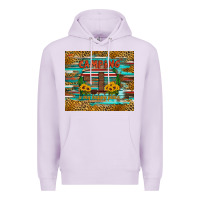 Lilac camping is my happy place Premium Hoodie - Artiststas