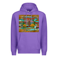 Purple camping is my happy place Premium Hoodie - Artiststas
